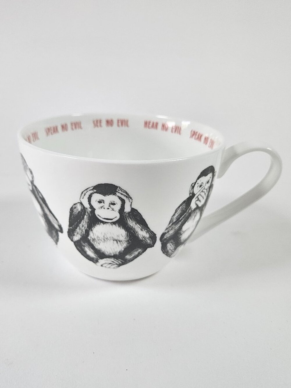 Portobello By Inspire Speak See Hear No Evil Monkey Jumbo Cup Mug
